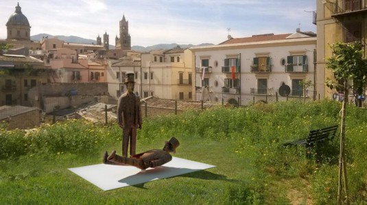 Franco e Ciccio rivivono in monumento a Palermo |FOTO