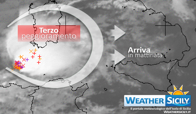 Sicilia, nuovo sistema temporalesco pronto a colpire l’isola nelle prossime ore…|Segui Live