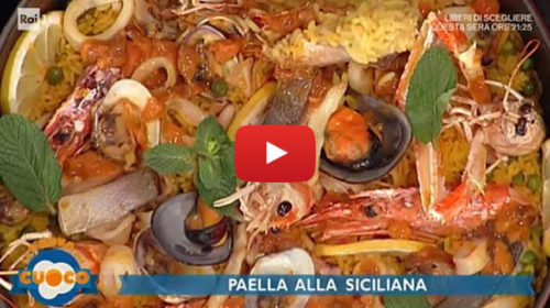 La Prova del Cuoco, la “Paella alla siciliana” di Chef Natale Giunta 📺 VIDEO 🎥