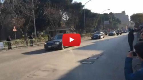 Xi Jinping a Palermo, il lungo corteo di auto per le vie della città 🎥 VIDEO