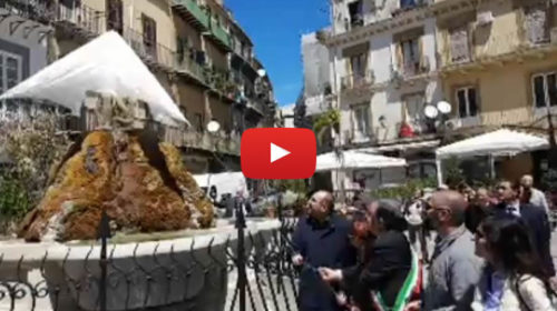 Palermo, torna a splendere la Fontana del Genio di piazza Rivoluzione 🎥 IL VIDEO