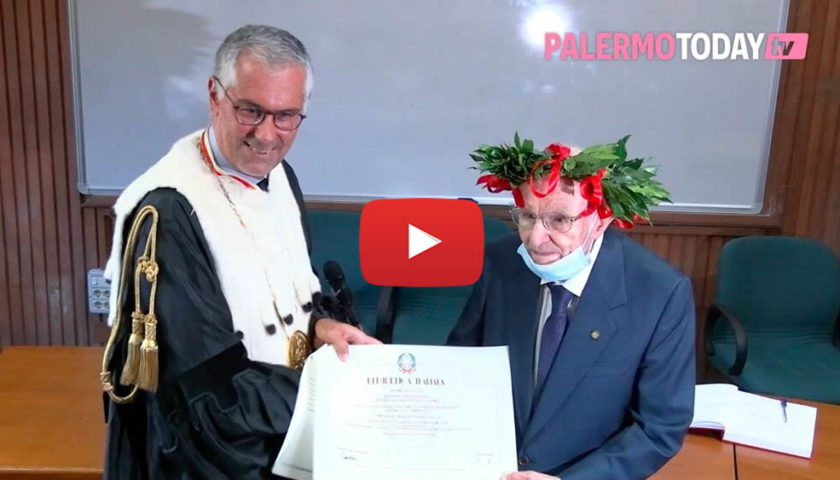 Il traguardo di nonno Giuseppe: è palermitano il laureato più anziano d’Italia | VIDEO 📹