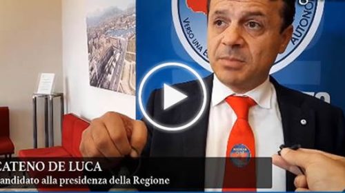 De Luca presenta le liste alla convention di Palermo: “Musumeci balcanizza sistema” – VIDEO