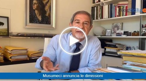 Il presidente della Regione Nello Musumeci si è dimesso, il 25 settembre election day – VIDEO