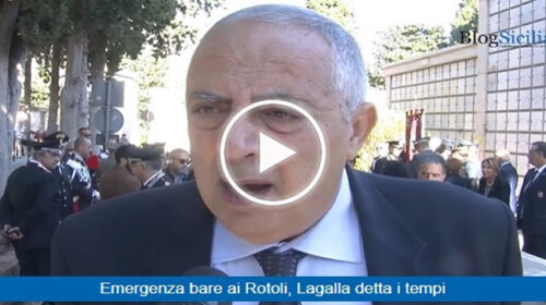 Emergenza bare ai Rotoli, Lagalla: “Entro un anno risolveremo il problema” – VIDEO