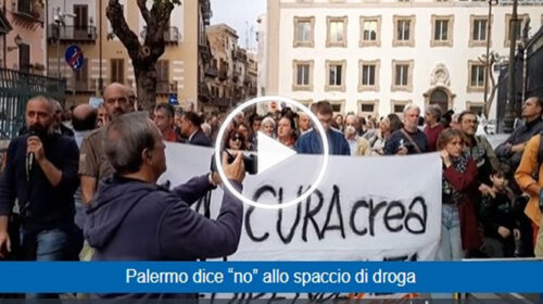 Palermo dice “no” allo spaccio di droga, corteo di protesta fra le vie del centro – VIDEO