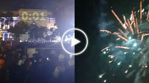 Capodanno, il countdown e la festa in Piazza Politeama a Palermo – IL VIDEO