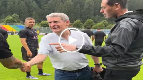 Palermo, Brian Marwood ha fatto visita alla squadra nel ritiro di Pinzolo – IL VIDEO