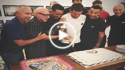 Compleanno rosanero per Domenico Dolce a Polizzi Generosa con il Palermo – VIDEO