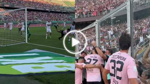 Il gol allo scadere di Aurelio fa esplodere il Barbera: le spettacolari e indite immagini da bordo campo – IL VIDEO