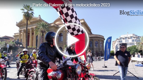 Palermo, la leggendaria Guzzi del 1938 dà il via al Giro Motociclistico di Sicilia – IL VIDEO