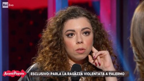 Asia Vitale, la palermitana violentata per la prima volta in un faccia a faccia in Tv: “Di Angelo mi ero innamorata…” – IL VIDEO