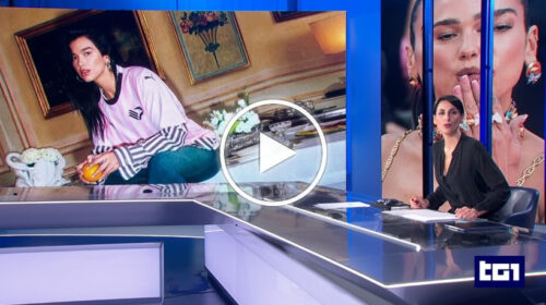 Dua Lipa con la maglia del Palermo, ne parla anche il Tg1: l’invito di Brunori alla pop star – IL VIDEO