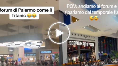 Nubifragio ieri a Palermo, ironia sul web: “Il Forum come Titanic” – IL VIDEO