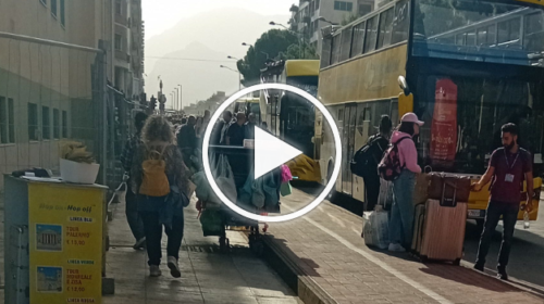 Fine lavori alla bretella di via Crispi ma il caos resta, arrivo dei crocieristi blocca il porto – IL VIDEO