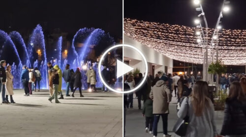 Palermo – Luci scintillanti, decorazioni e giochi d’acqua: l’atmosfera natalizia avvolge il Molo Trapezoidale – IL VIDEO