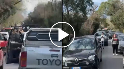 Palermo, incidente e auto in fiamme alla Favorita: traffico bloccato – IL VIDEO