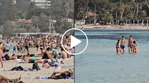 Vigilia di Pasqua estiva a Palermo, la spiaggia di Mondello presa d’assalto – IL VIDEO