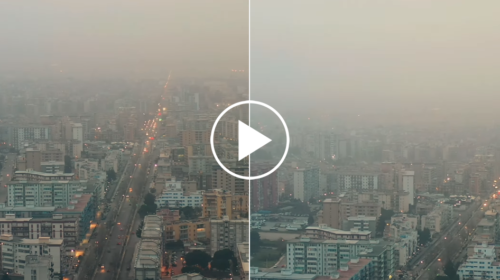 La sabbia del Sahara avvolge Palermo nel giorno di Pasqua, le spettacolari immagini dal drone – IL VIDEO