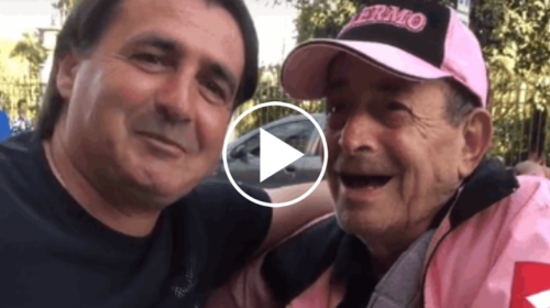 Giovanni Tedesco realizza il sogno del Nonno rosanero star sui social – VIDEO