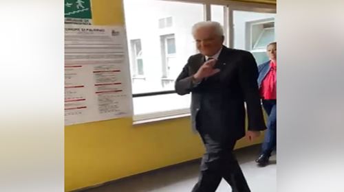 Europee, il Presidente della Repubblica Sergio Mattarella ha votato a Palermo – IL VIDEO