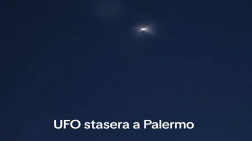 Avvistamento ufo nel cielo di Palermo: tante le segnalazioni in tutta la Sicilia – VIDEO