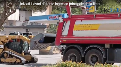 Rifacimento delle strade a Palermo, iniziati i lavori di fronte all’ingresso della Fiera – IL VIDEO