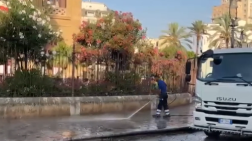 Rap in azione anche a Ferragosto, la nuova lavastrade pulisce le vie del centro – VIDEO