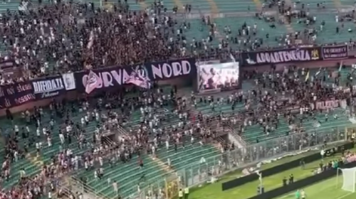 Renzo Barbera, il Palermo si presenta al pubblico: Dionisi fa partire un coro a fine allenamento (VIDEO)