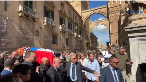 Totò Schillaci, i funerali alla Cattedrale, Lorefice: “Come Pino Puglisi” – VIDEO