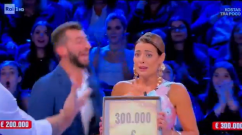 Colpo grosso ad Affari Tuoi, palermitani vincono 300.000 euro: l’epico finale – VIDEO