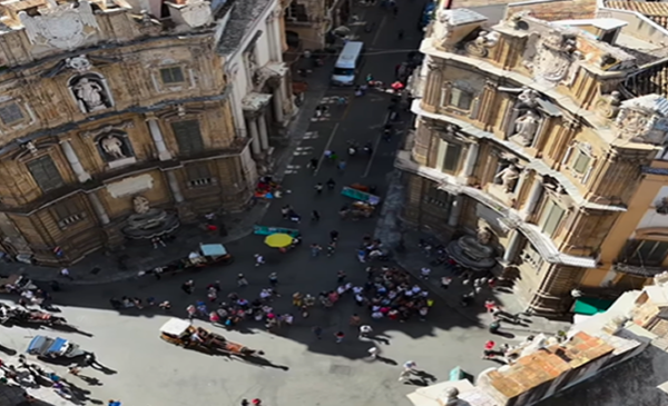 Ammira la bellezza dei Quattro Canti, il cuore pulsante di Palermo – IL VIDEO