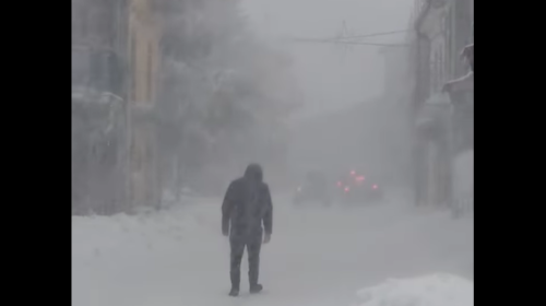 Bianco Natale in Sicilia, forte nevicata a Floresta – IL VIDEO