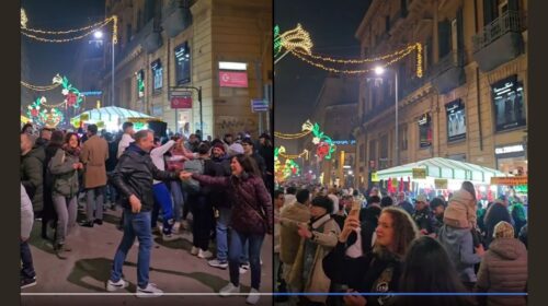 Palermo risplende a capodanno, la lunga notte nelle vie del centro città tra canti, balli e tantissimi turisti – IL VIDEO