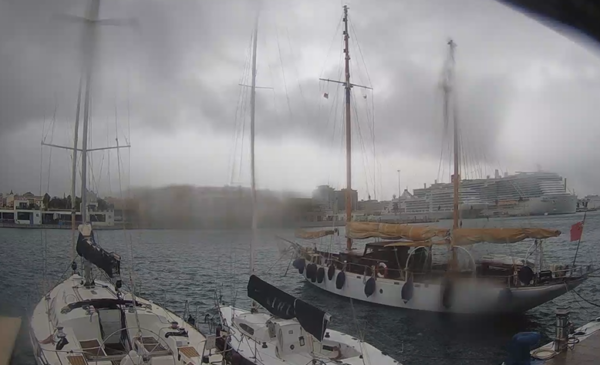 Intenso peggioramento su Palermo, le immagini IN DIRETTA dal Porto – IL VIDEO